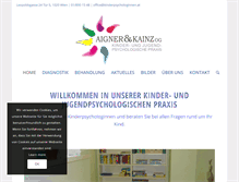 Tablet Screenshot of kinderpsychologinnen.at